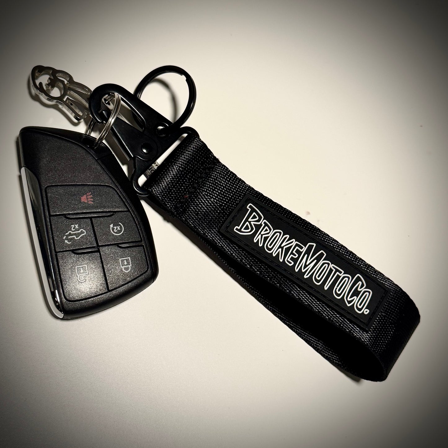 Broke Moto Keychain