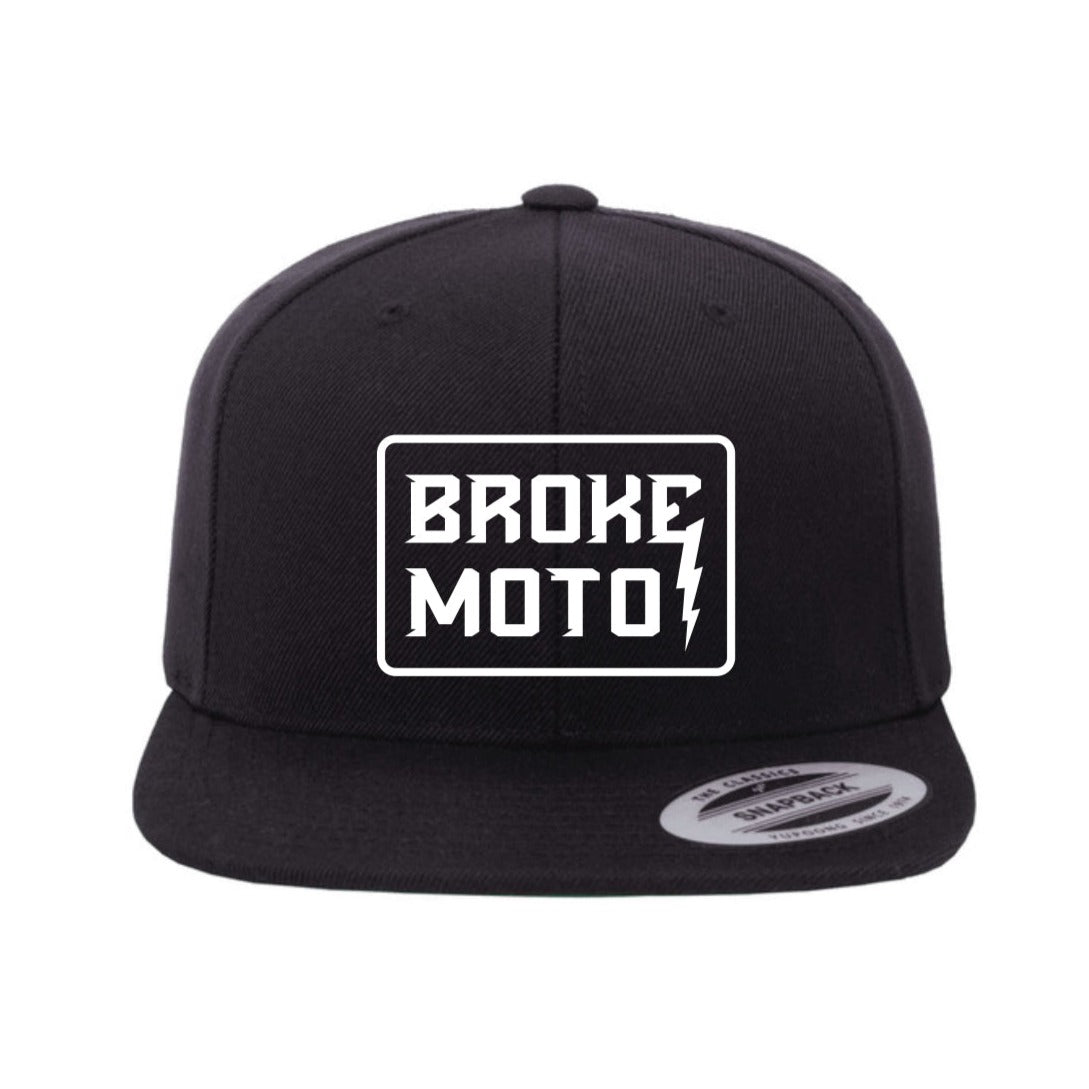 Broke Moto Flat Bill Hat