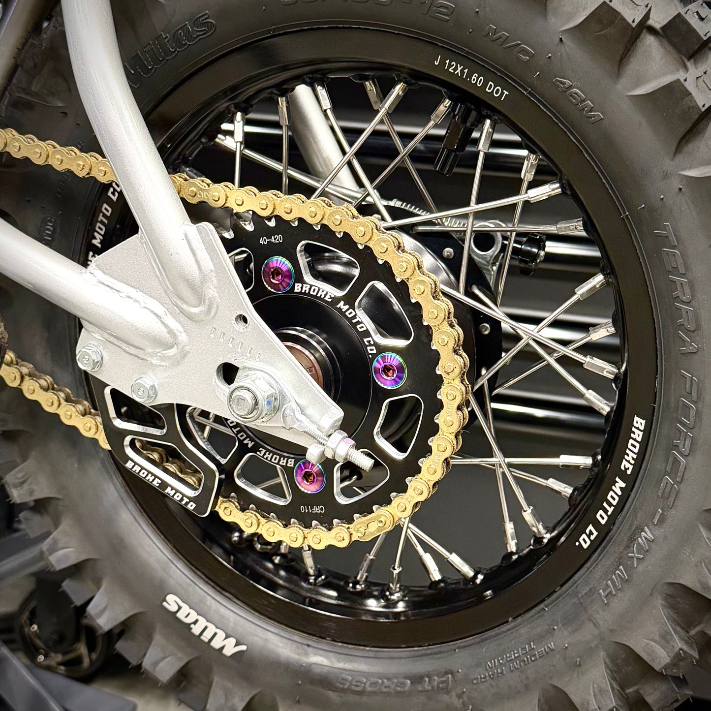CRF Titanium Sprocket Bolts