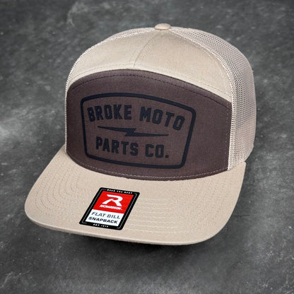Broke Moto Rubber Logo Hat