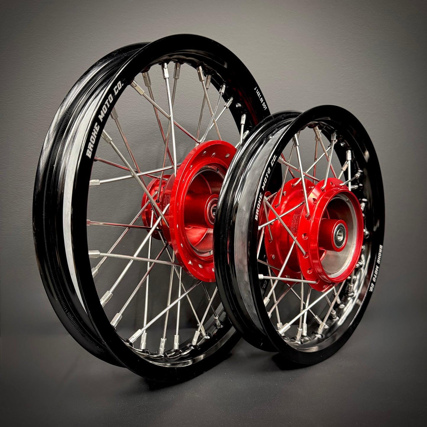 CRF110 Complete Wheel Set