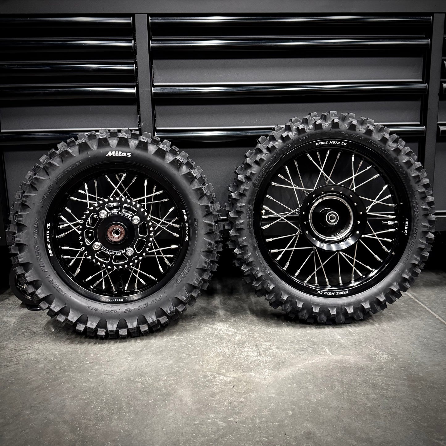 CRF110 Complete Wheel Set