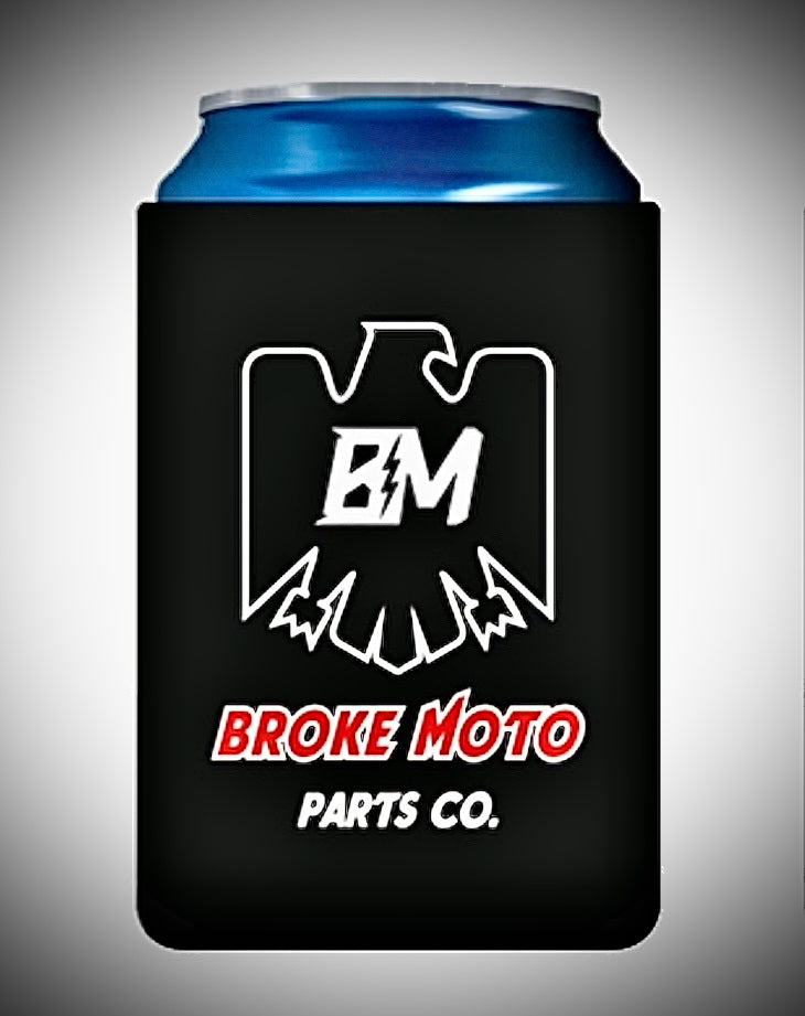 Broke Moto Koozie Cooler